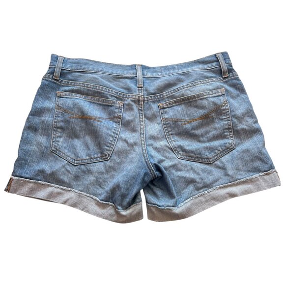 Gap jean shorts size 29 / 8 boyfriend loose fit light wash denim - Picture 2 of 4